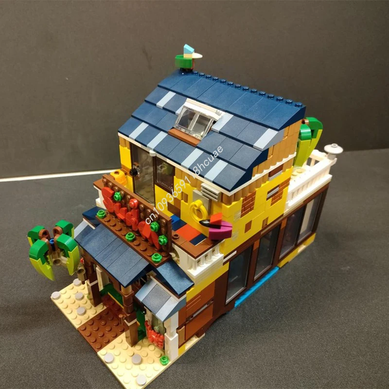 866 Uds. MOC Kurts Poolbar Modular nan modelo bloques de construcción idea niños arquitectura juguetes educación regalos de navidad