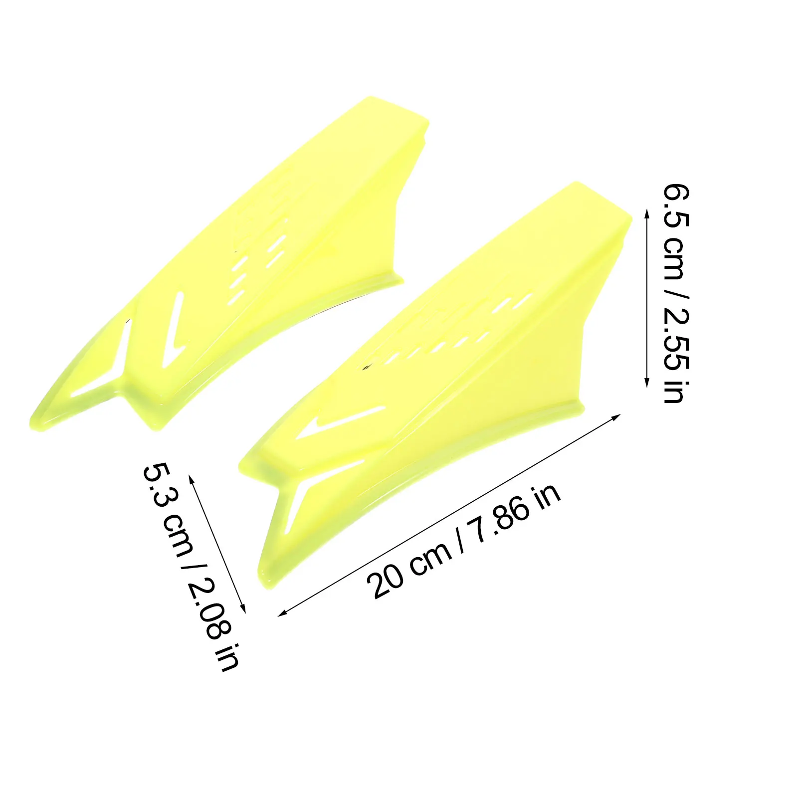 

2pcs Motorcycle Horns Yellow Hard Plastic DIY Accessories Fashionable Decorations Universal Helmets Creative Lovely