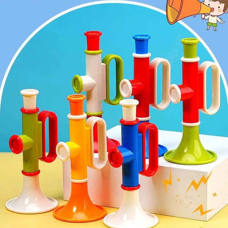 Giocattolo tromba bambini strumenti musicali tromba Noise Makers per feste di capodanno eventi per bambini bomboniere Music Class Stage