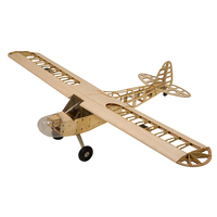 J3 1180mm Laser-Cut Balsa RC Kit, Gas & Electric Dual-Power for DIY Builders & Scale Modelers