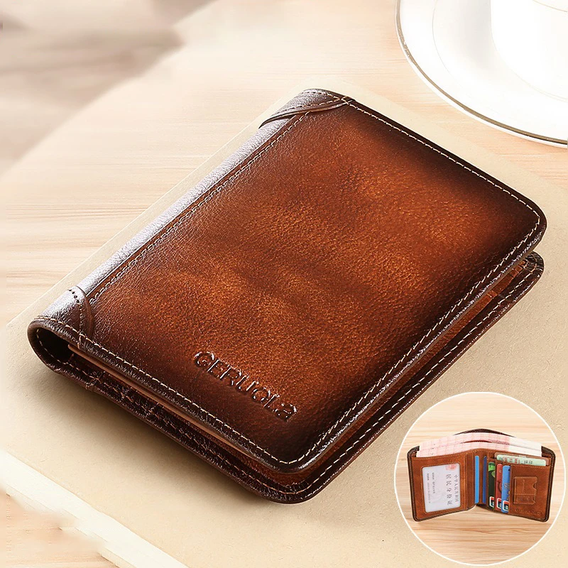 

Мужские кошельки из натуральной кожи RFID Держатели кредитных карт Кошельки Роскошные дизайнерские модные мужские держатели для карт Маленькие сумки