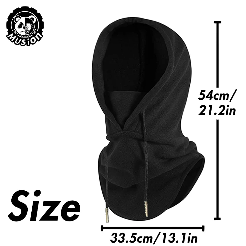 Musion Mens Winter Hat Cold Weather Face Balaclava Hood Outdoor Sports Facewear Windproof Ski Mask For Skiing Cryling For Adult