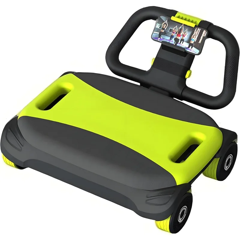 

New 4-Wheel Abdominal Roller,Upgraded High-Performance Ab Roller Wheel,Automatic Rebound Ab Roller Board, Strengthen Cor