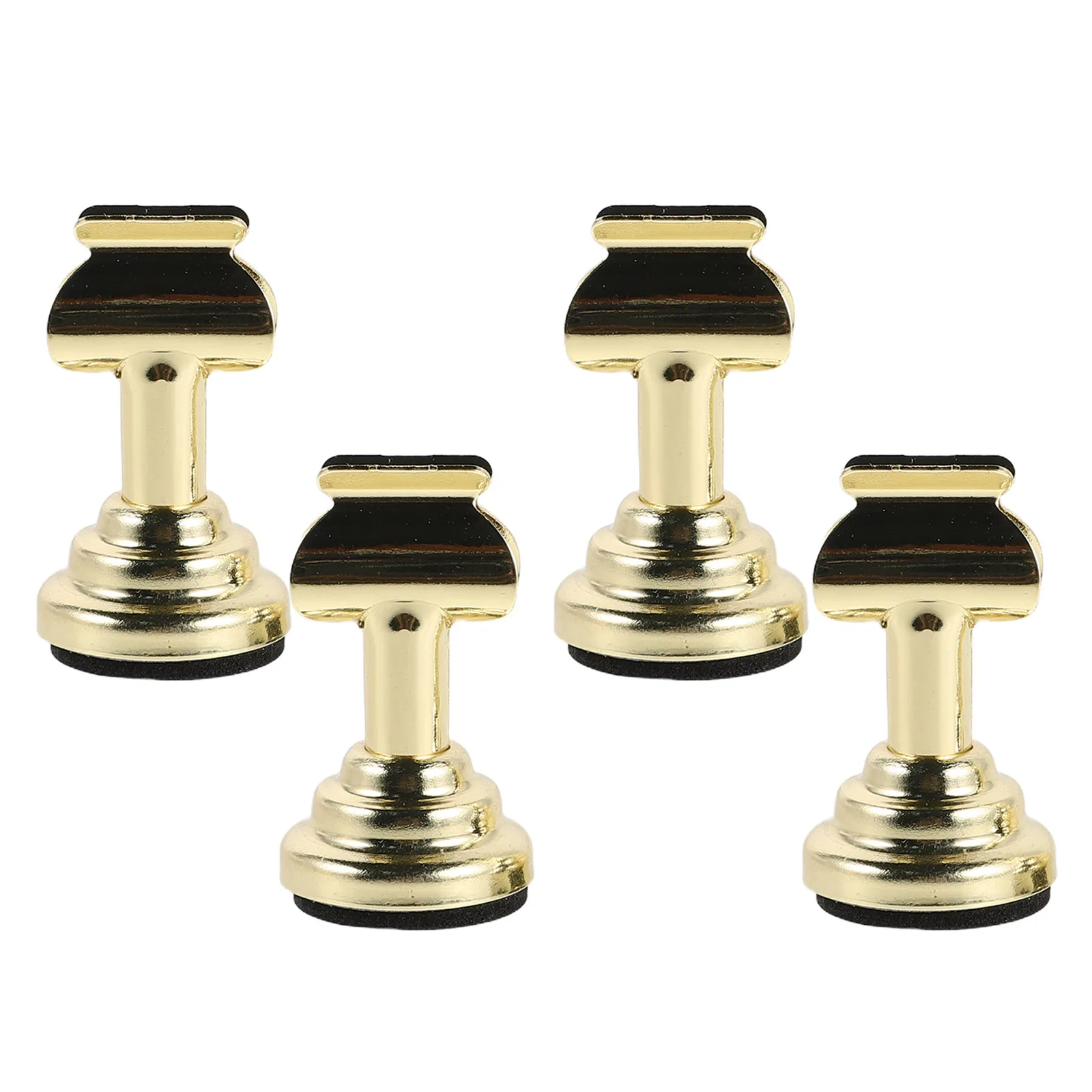 4Pcs Metal Place Card Holders Stable Base Wedding Reception Table Number Stand Menu Clip Catering Label Business Card Display