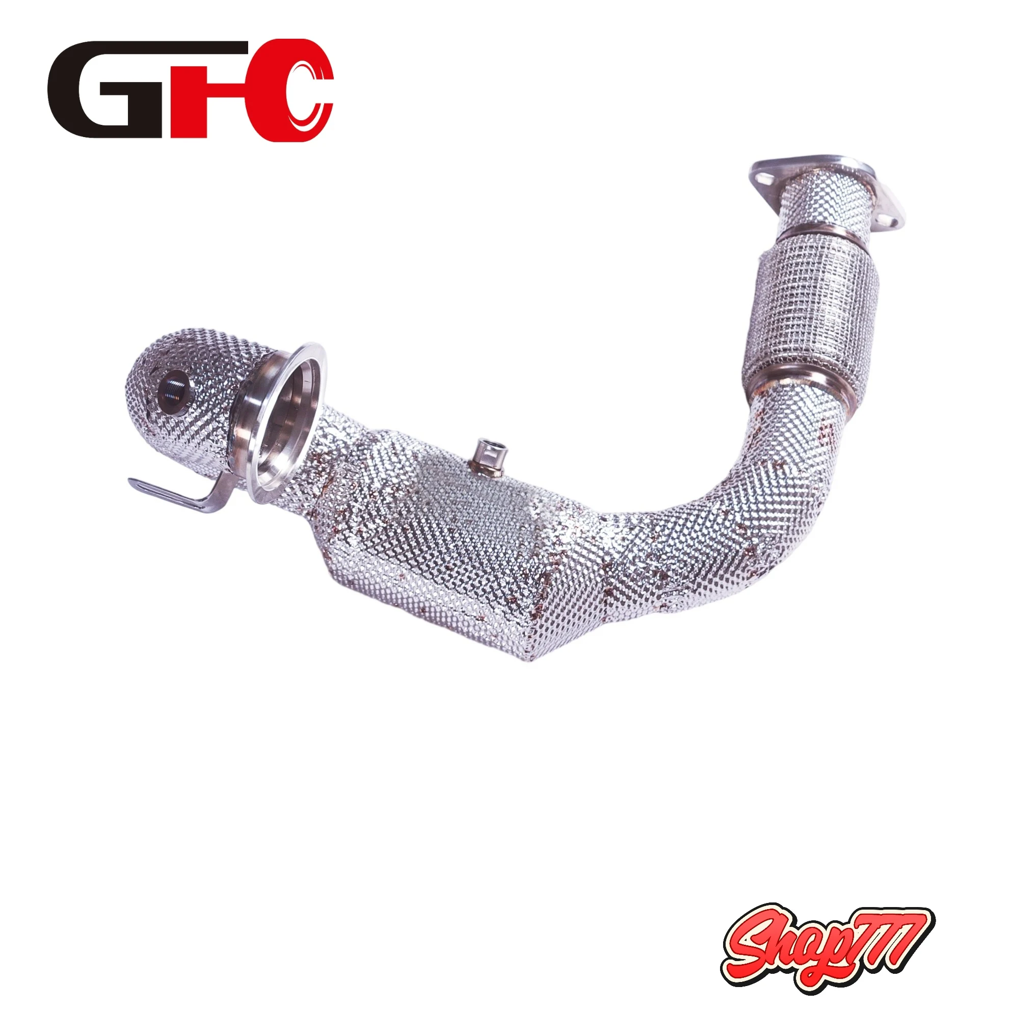 [GFC Personalized Customization] Stainless Steel 304 Downpipe with 200 Molybdenum Catalytic Converter for MG7 2.0T Front Pipe