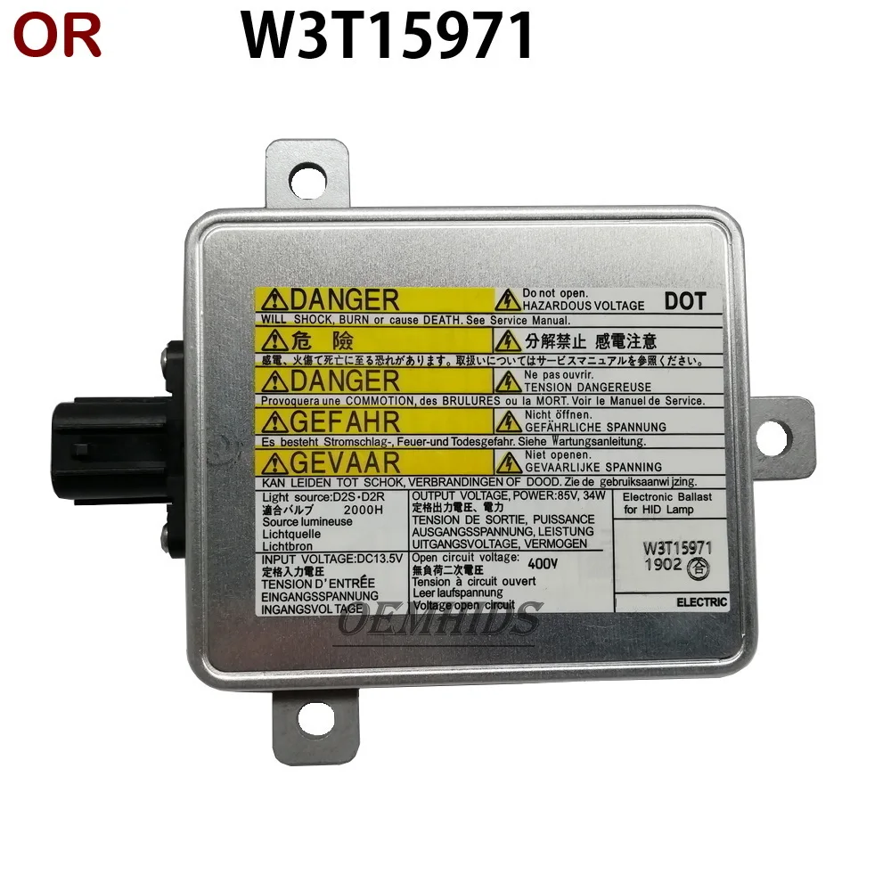 Original Oemhids W3T15971 For GRAND VITARA 2.4 2009 RHD Xenon Ballast Control Module 12477011 HID D2S D2R Xenon Car Light Parts