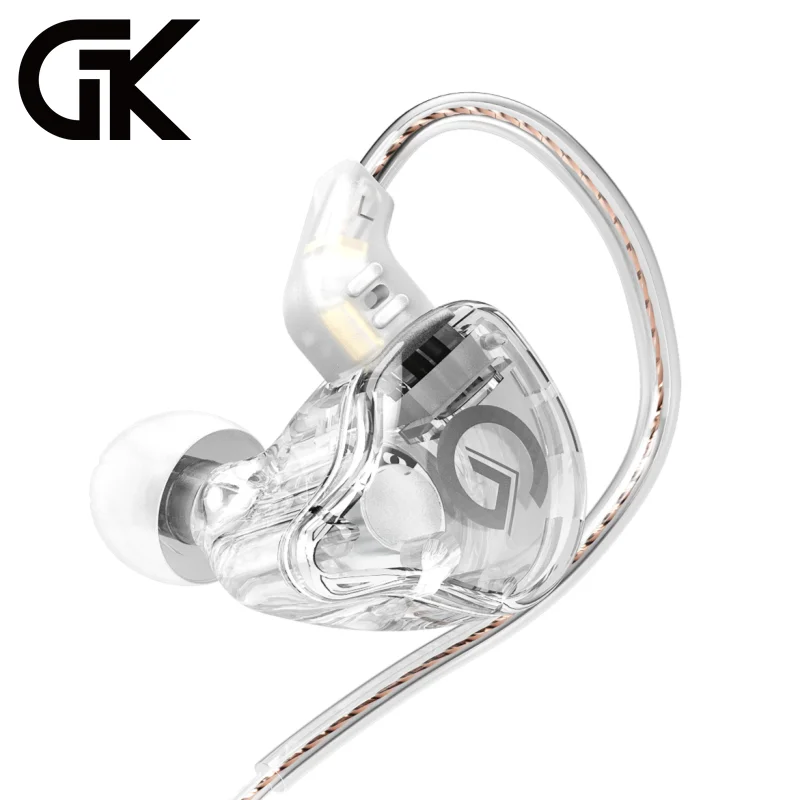 GK G1 auriculares intrauditivos con cable, audífonos con micrófono, sistema de sonido HiFi, Monitor de música, DJ, graves, teléfonos móviles, juegos