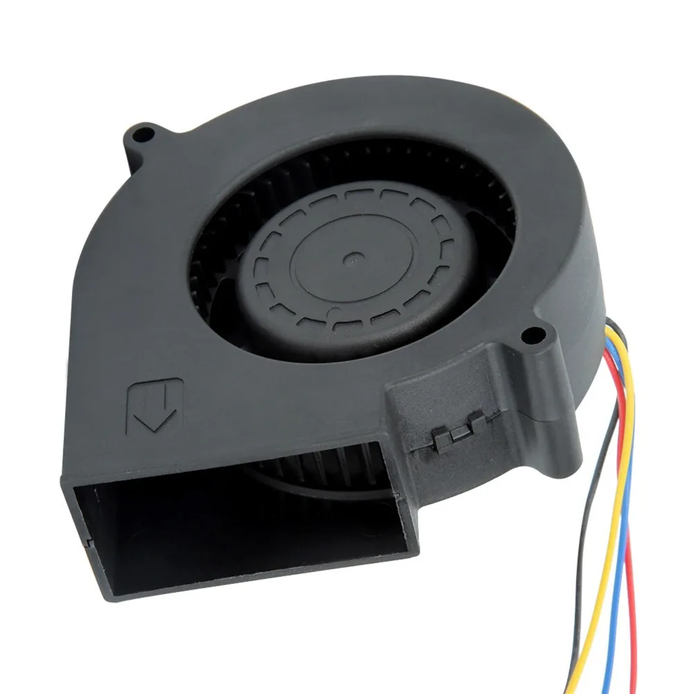 

Plastics and Wires Blower Fan Black Ball Bearing Centrifugal Blower With Tachometer High Speed BBQ Blower Fan BBQ Stove