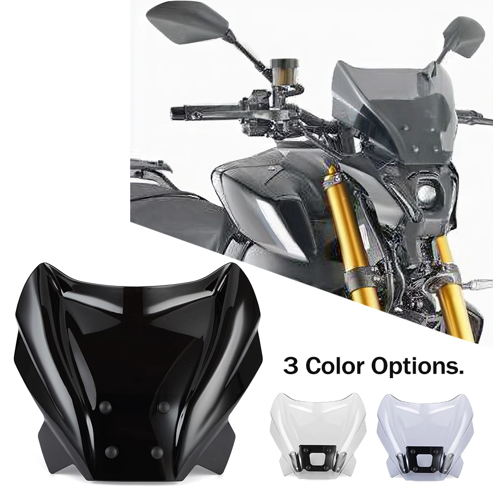 

Motorcycle Windshield Windscreen Wind Shield Deflector For Yamaha MT-09 / MT09 SP MT 09 2021 2022