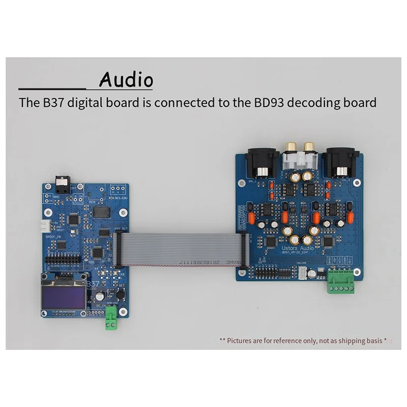 Reliablenew BD93 Dual AK4493 SEQ DAC Hifi Decoding DSD Soft Control Decoding Board Balanced Output 32Bit Pcm786khz DSD