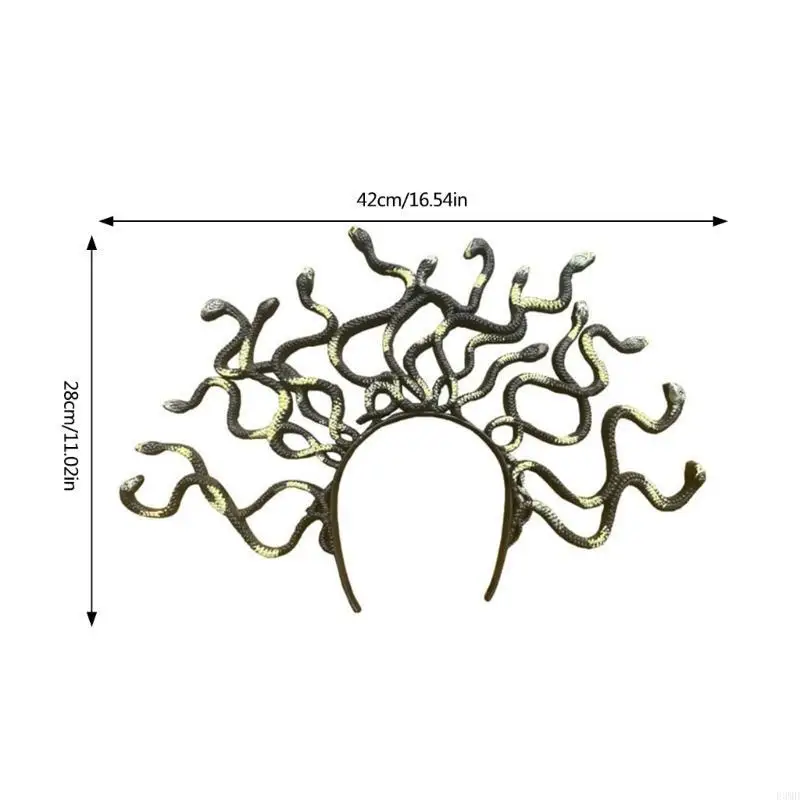 Głowa Bopper Snake Hardpiece Halloween HEADPADS Cosplay Snake na festiwal f3md