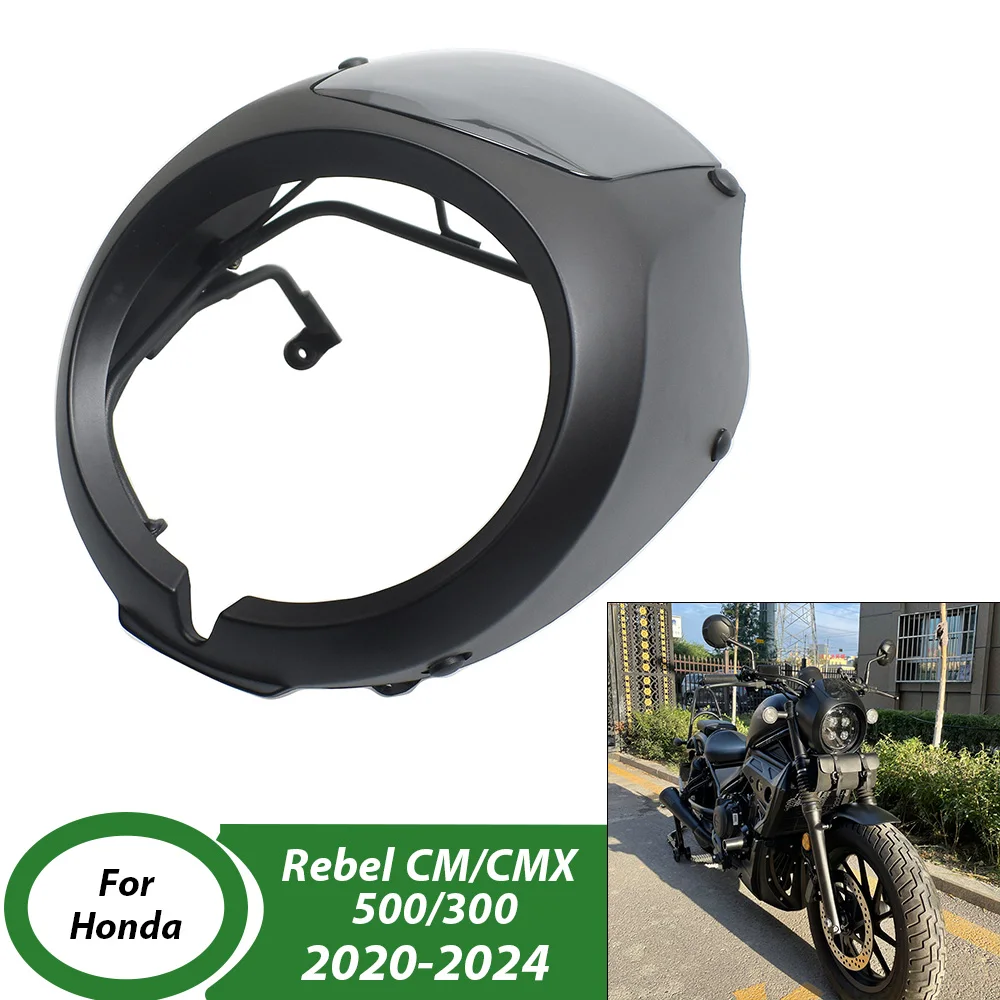 For Honda Rebel CM CMX 300 500 2020-2025 CMX500 CMX300 Motorcycle Headlight Fairing Windshiled Cowl Protection Accessories  ﻿