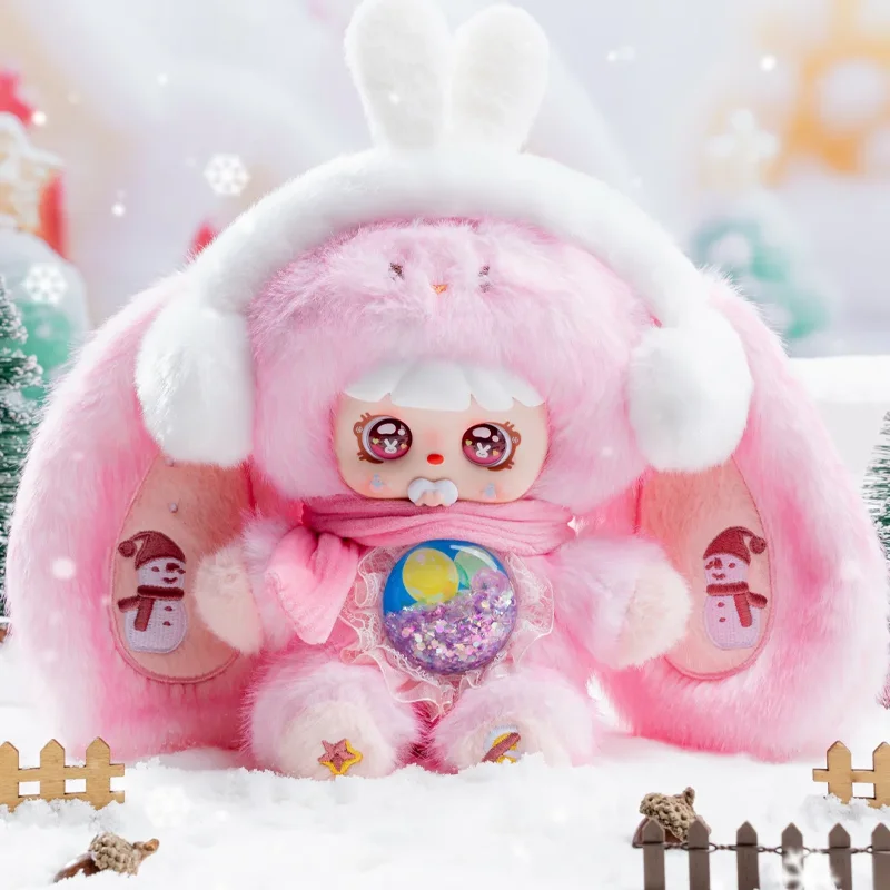 Mocici Sugar Rabbit Winter Warm Whispers Series Vinyl Plush Mystery Blind Box Cute Soft Doll Kawaii Trendy Toy Surprise Gifts