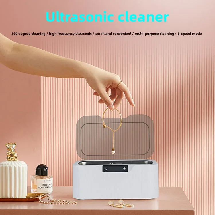 2025 آلة التنظيف بالموجات فوق الصوتية الجديدة للأقواس غير المرئية وأطقم الأسنان والمثبتين والنظارات، جهاز التنظيف بالموجات فوق الصوتية الصغيرة. #3