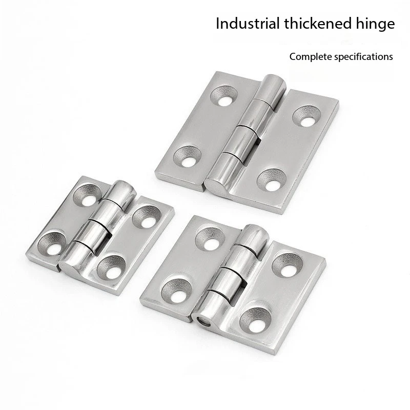 316 stainless steel heavy-duty hinge HT083 industrial equipment hinge distribution cabinet box load-bearing thickening