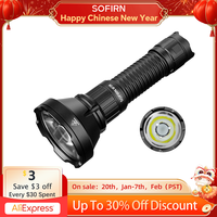 Sofirn Tactical SF26 21700  Flashlight 2000lm 964m Long-Range USB C Rechargeable Torch with Double Tail Switch IPX-8