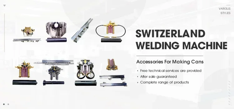 NEW Tinplate metal can welding machine capture part