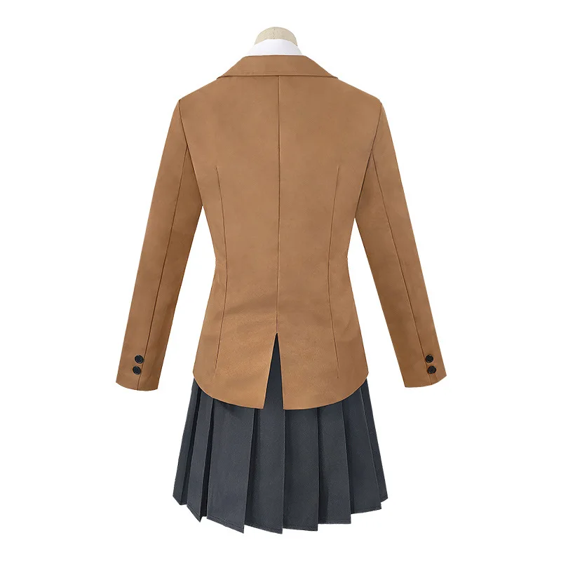 Traje sakurajima mai peruca cosplay seishun buta yarou série feminino uniformes escolares dia das bruxas meninas do ensino médio ternos de festa