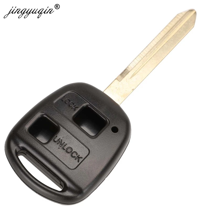 jingyuqin 10X 2BT TOY41/TOY43/TOY47/TOY48 Remote Car Key Fob Case Shell for Toyota Camry Rav4 Corolla Prado Yaris Tarago