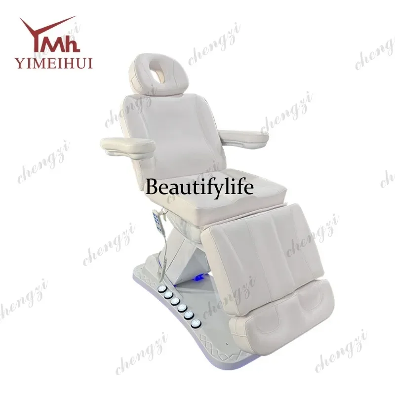 M138 TTT  salon equipment body relaxation stretcher therapy beauty spa high rebound sponge leather beauty massage bed