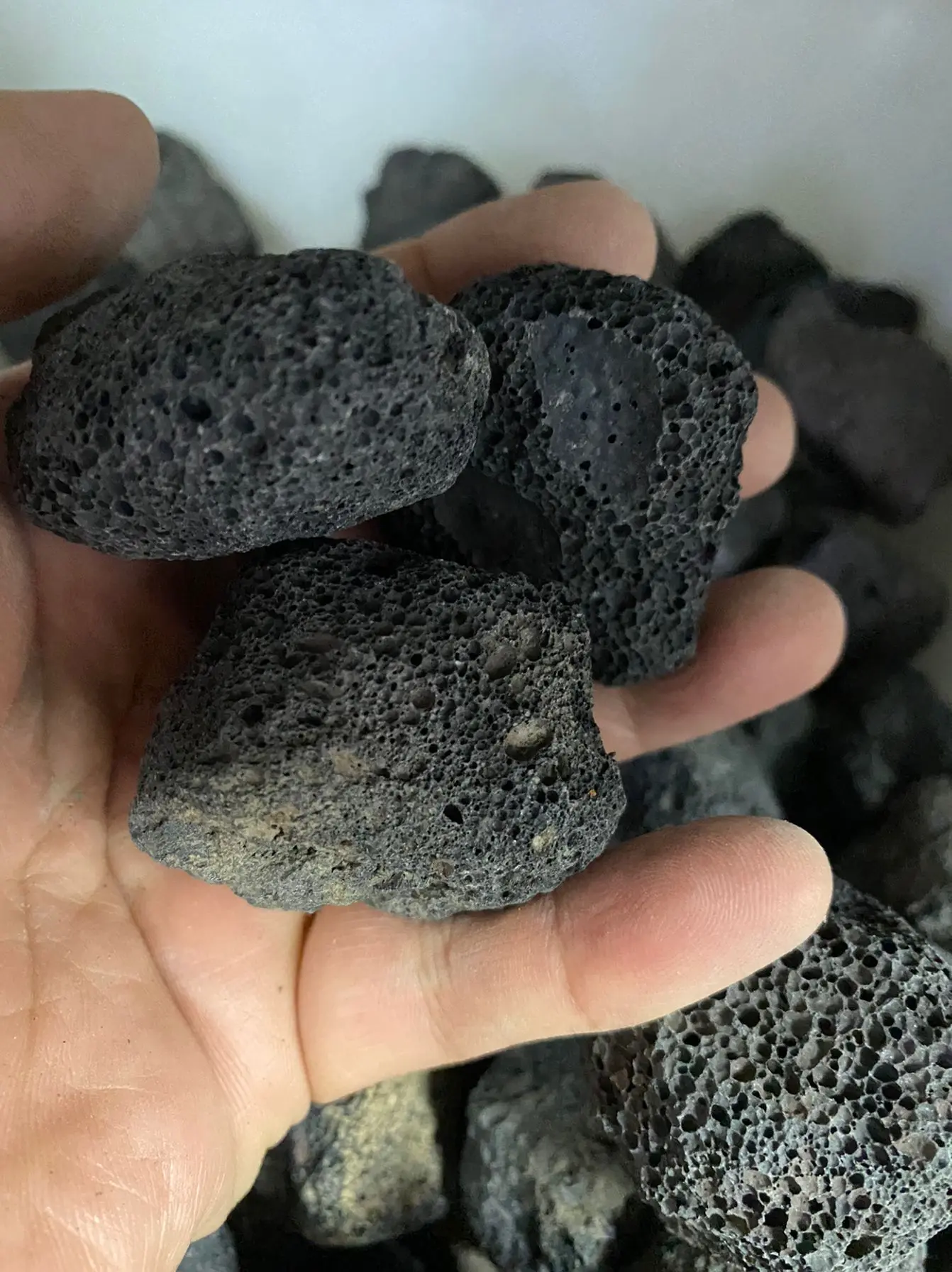 Raw Rough Lava Volcano Chunk Healing Crystal Mineral Geode Rocks Gift 1PCS