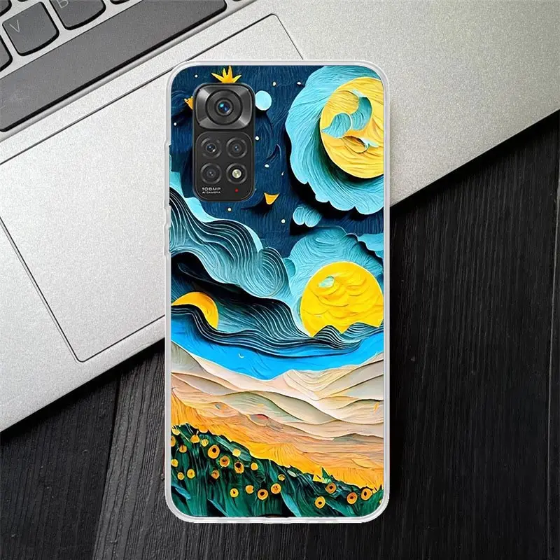 Natural Trees in Mountain Ranges Phone Case For Xiaomi Redmi Note 13 12 12S 11 11S 10 10S 11E Pro Plus 11T 9 9S 8 8T 7 5 + Cover