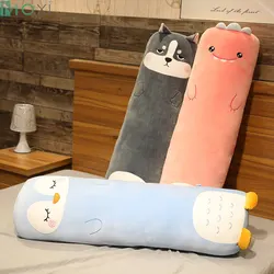 Long Dinosaur Plush Toy Pig Rabbit Teddy Bear Husky Duck Plush Fill Soft Long Sleep Pillow Doll Cushion Children Toy Gift