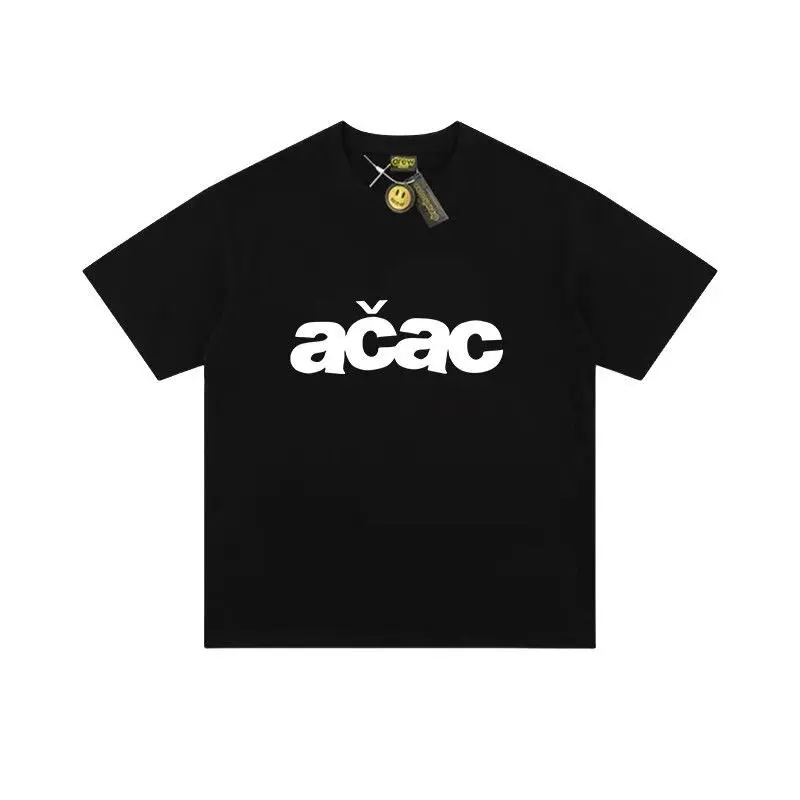 Drew House ACAC Letter Print T Shirt Men Women Cotton Oversized Short Sleeve Unisex Casual Streetwear Top