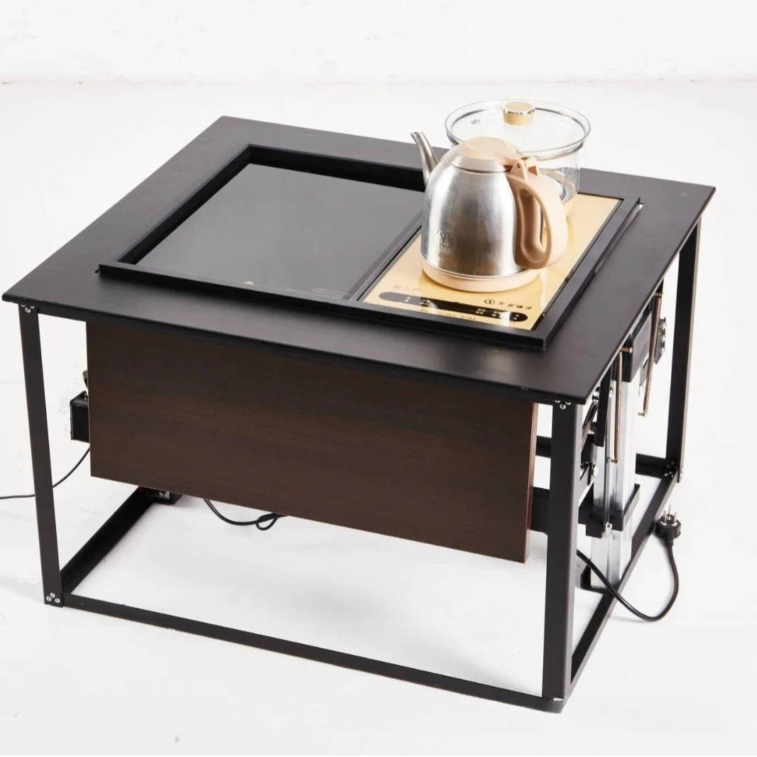 Kung Fu tea table desktop lift rack multi-functional