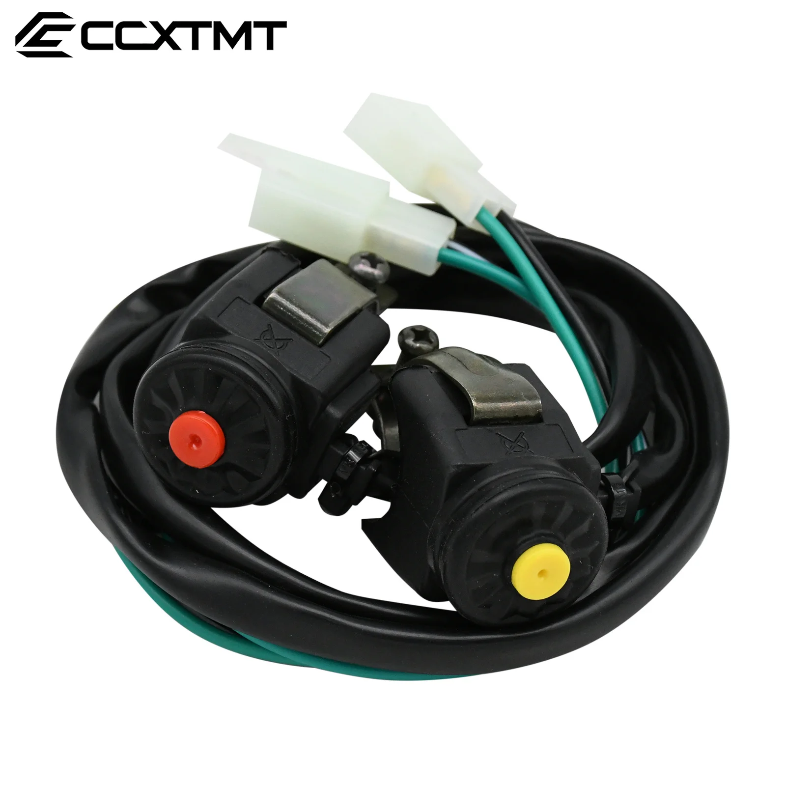 Motorcycle Start and Kill Switch NO/OFF Horn Button Commonly Open Electrical Converter For Yamaha KTM Honda Kawasaki ATV UTV Etc
