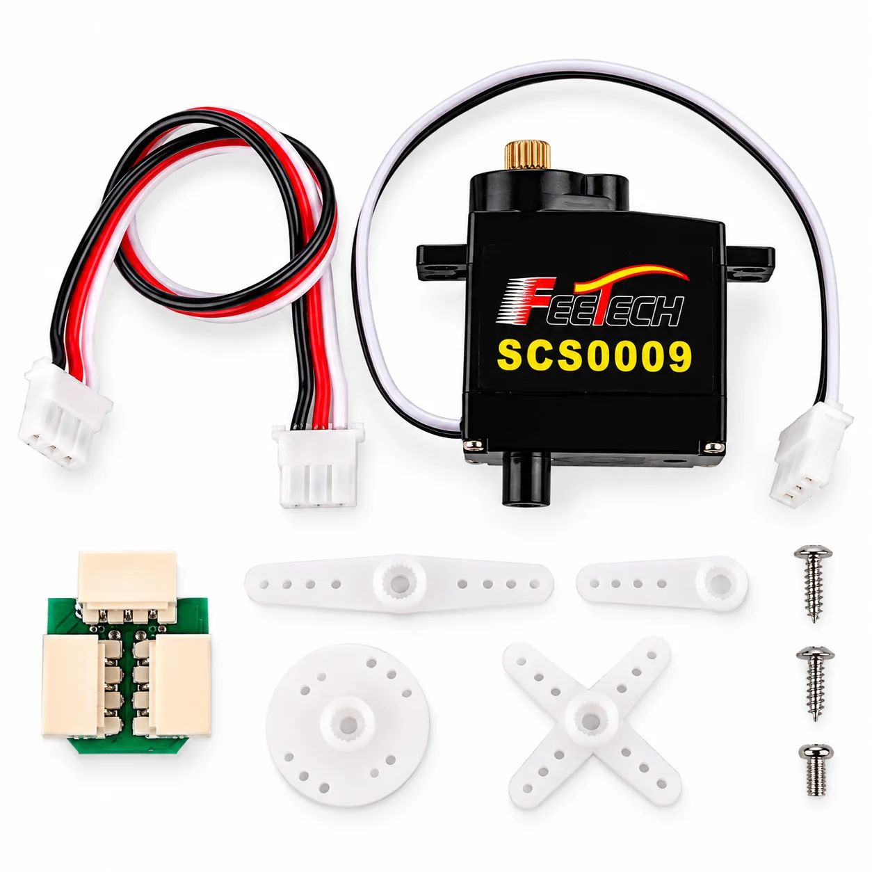 Feetech 2kg TTL Models Serial Bus Mini Servo SCS Robotic Arm Servos Motor Metal Gear 300 Degree Angle Dual Axis Micro Servo RC