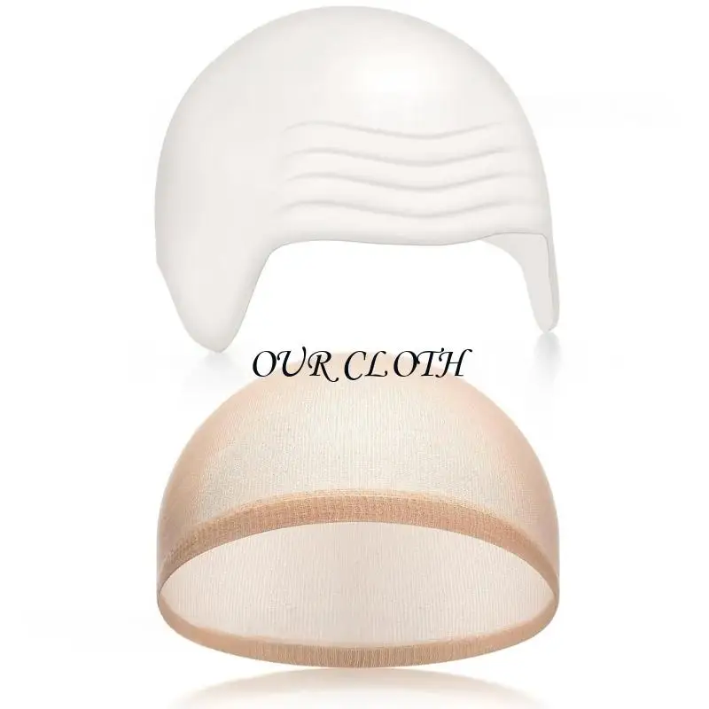 Bald Caps for Adults Kids Makeup Bald Head Caps Fake Bald Halloween Cosplay Costume Accessory Men Women Gifts Y1AC