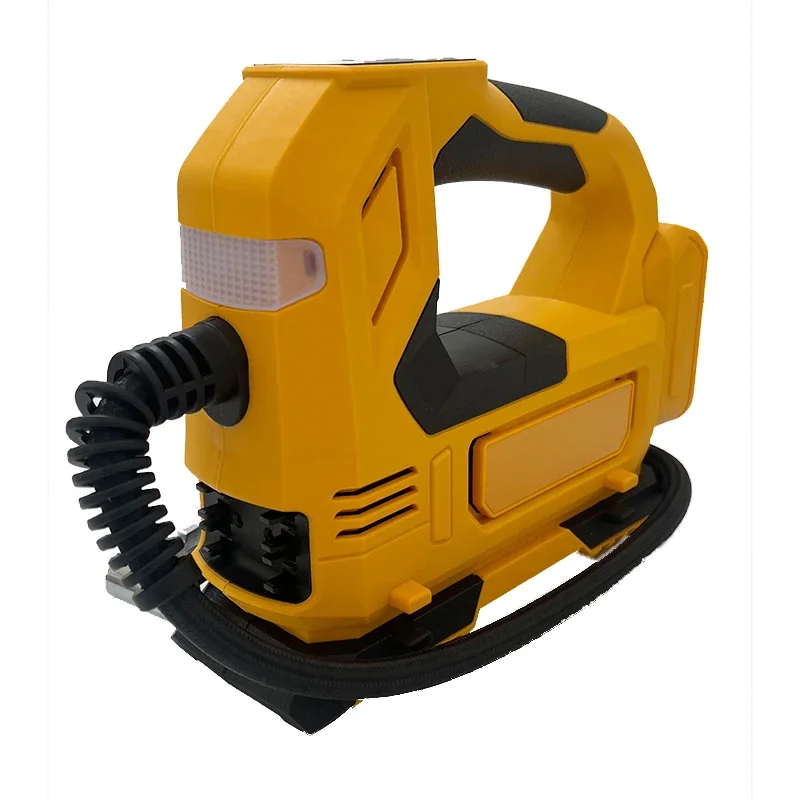 Bomba de ar portátil para inflar pneus, compressor recarregável, digital, sem fio, elétrica, ferramentas para inflar pneus de carro, para dewalt, bateria de 20v