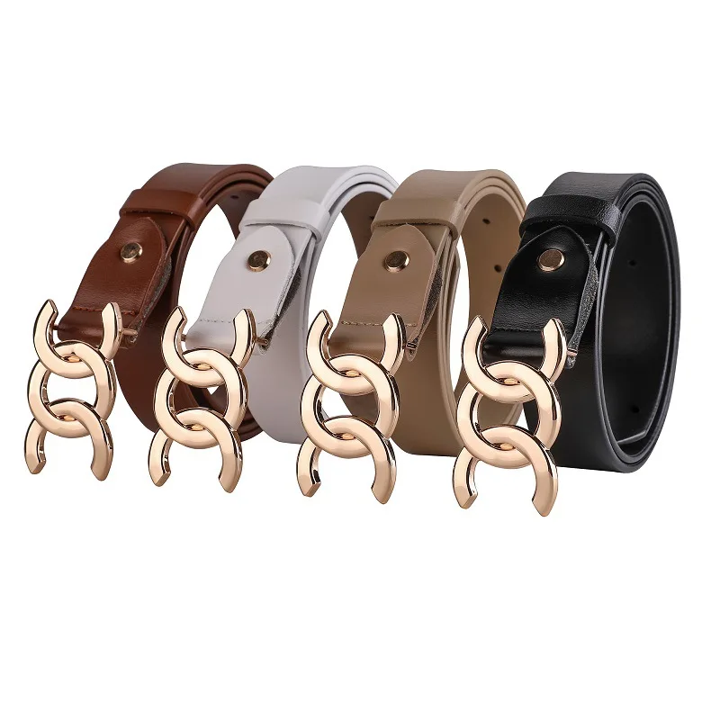 

Female Leather Belt Decorative Thin Women's Belts New Style With Dress Versatile Suit Black Jeans For Summer Lady Waistband