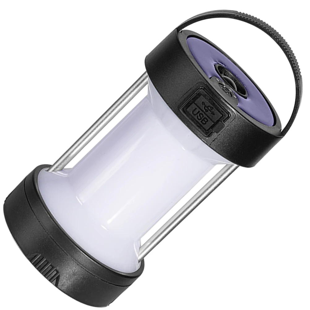 

Portable Handheld Camping Lamp Tent Solar Light Rechargeable Lantern Outdoor LED Charge Hook Design Durable ABS Material