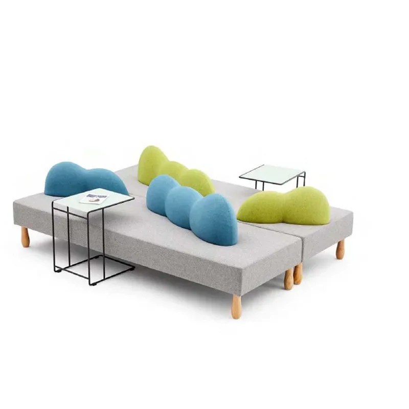 Children's room lazy sofa combination library shopping mall training institution rest area simple sofa card seat combination