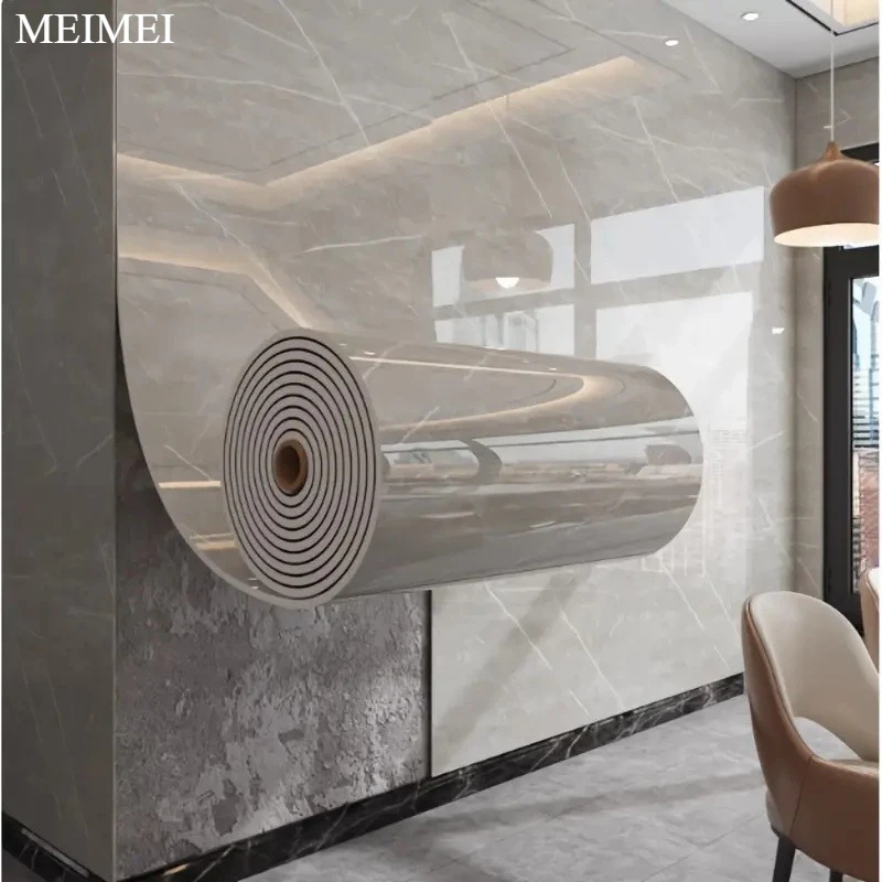 

Waterproof Marble Stickers Vinyl Self-adhesive Marble Effect Wallpaper Stickers Easy To Clean and Cut for Home Decoration