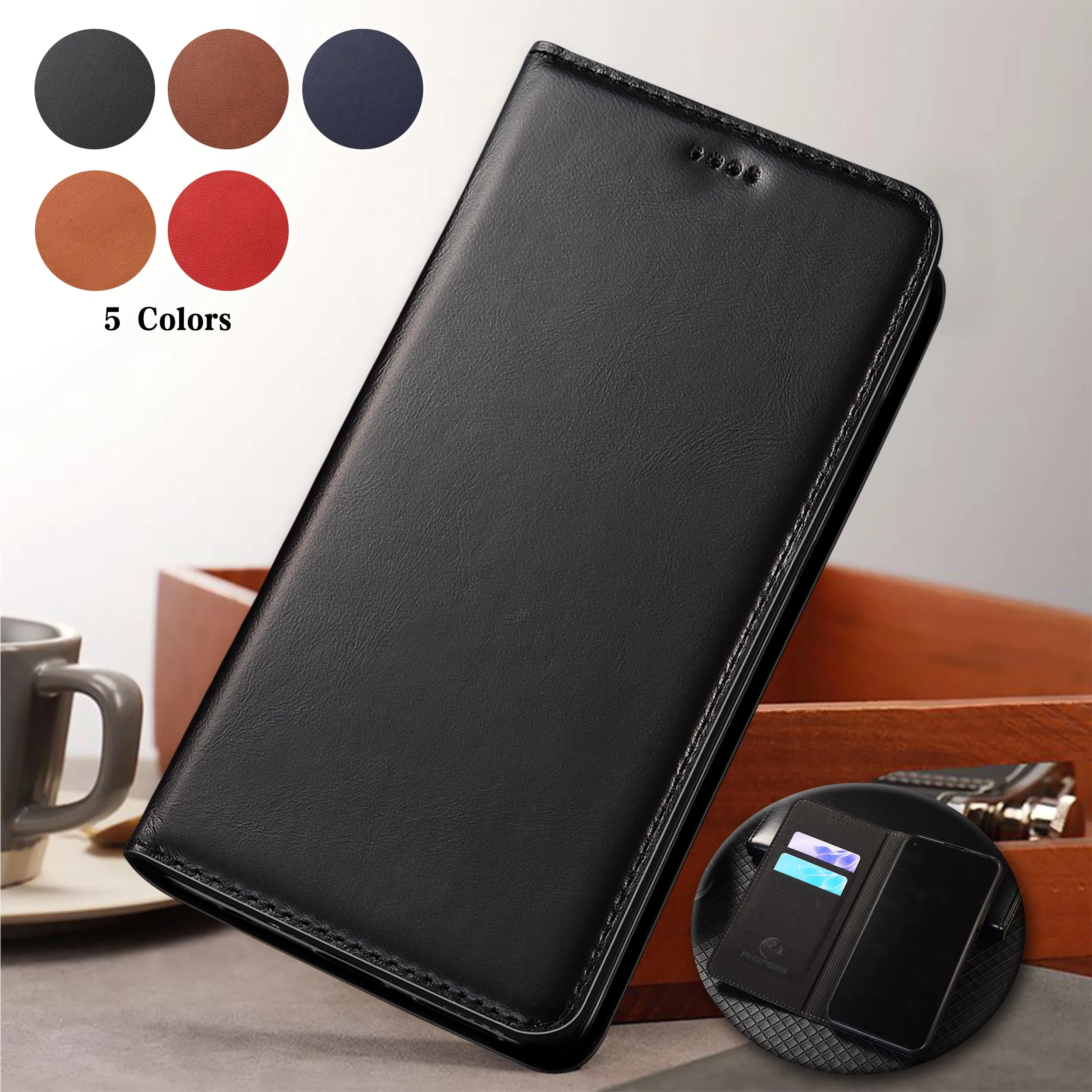 ل جوجل بكسل 2 3 3A 4 4A 5 5A 6 6A 7 8 8A 9 9A Pro XL 4G 5G الشمع قطرة نمط من محفظة جلدية أصلية غطاء هاتف الوجه #1