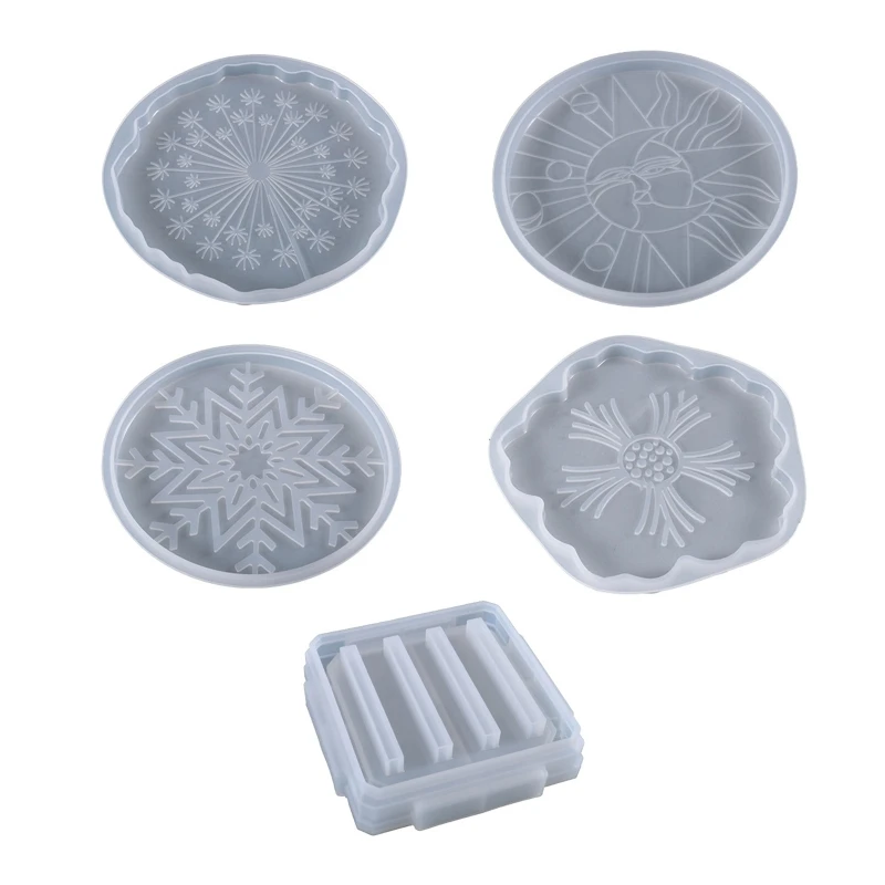 

Irregular Flower Pattern UV Crystal Epoxy Resin Mold DIY Silicone Mould