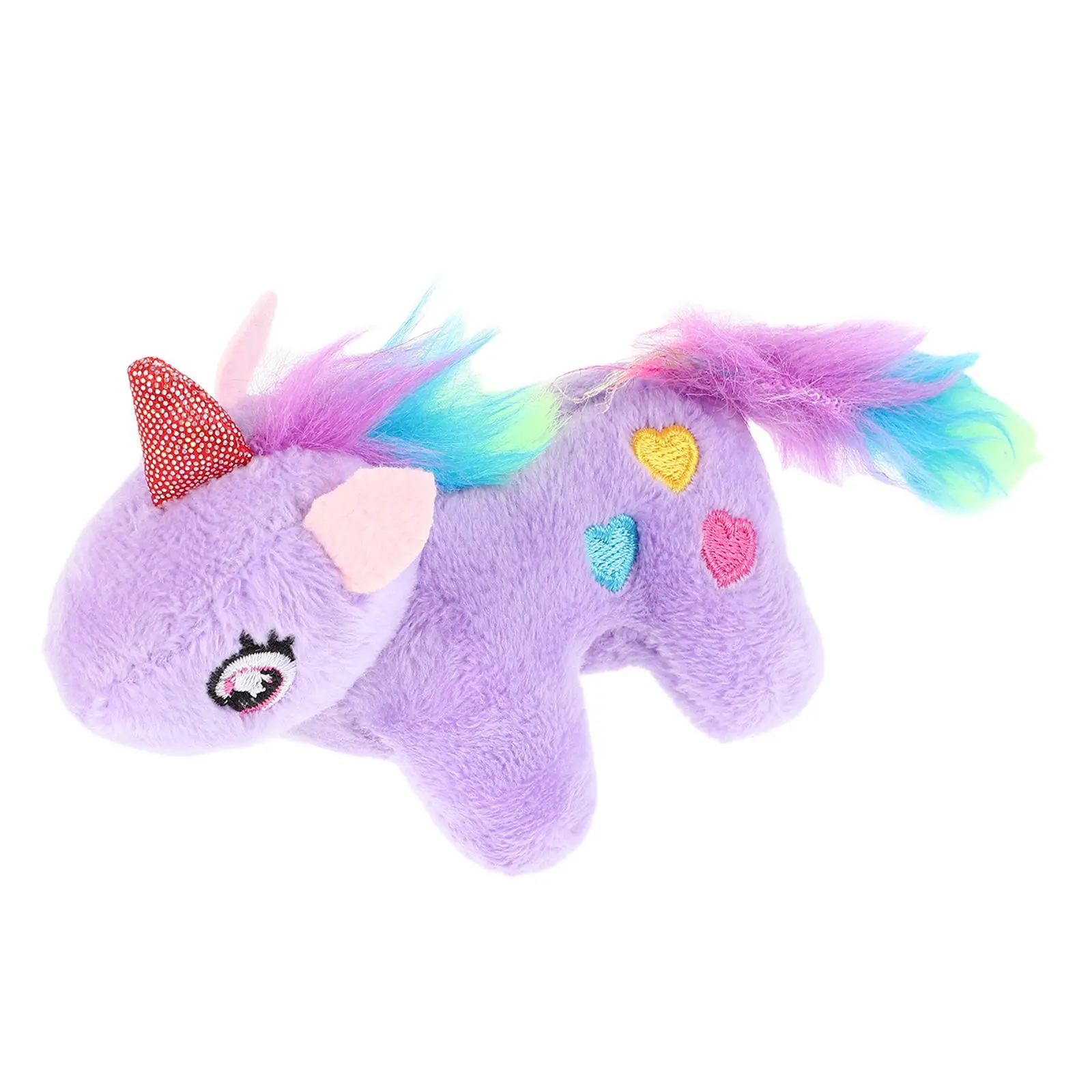 

Plush Bag Unicorn Keychain Child Stuffed Animals for Girls Alloy Cute Shaped Pendant