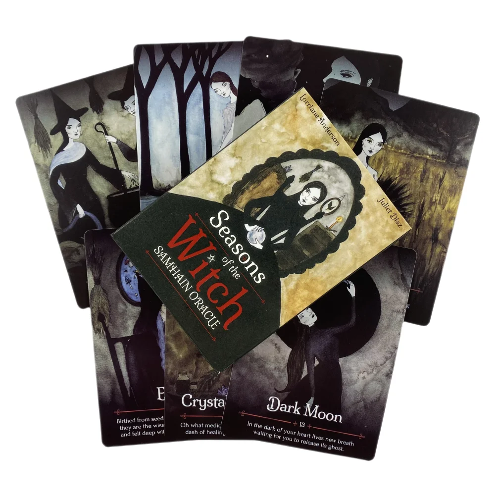 3 Styles Seasons Of The Witch Samhain Oracle Cards A 44 Tarot English Visions Divination Edition Deck Board Playing Game