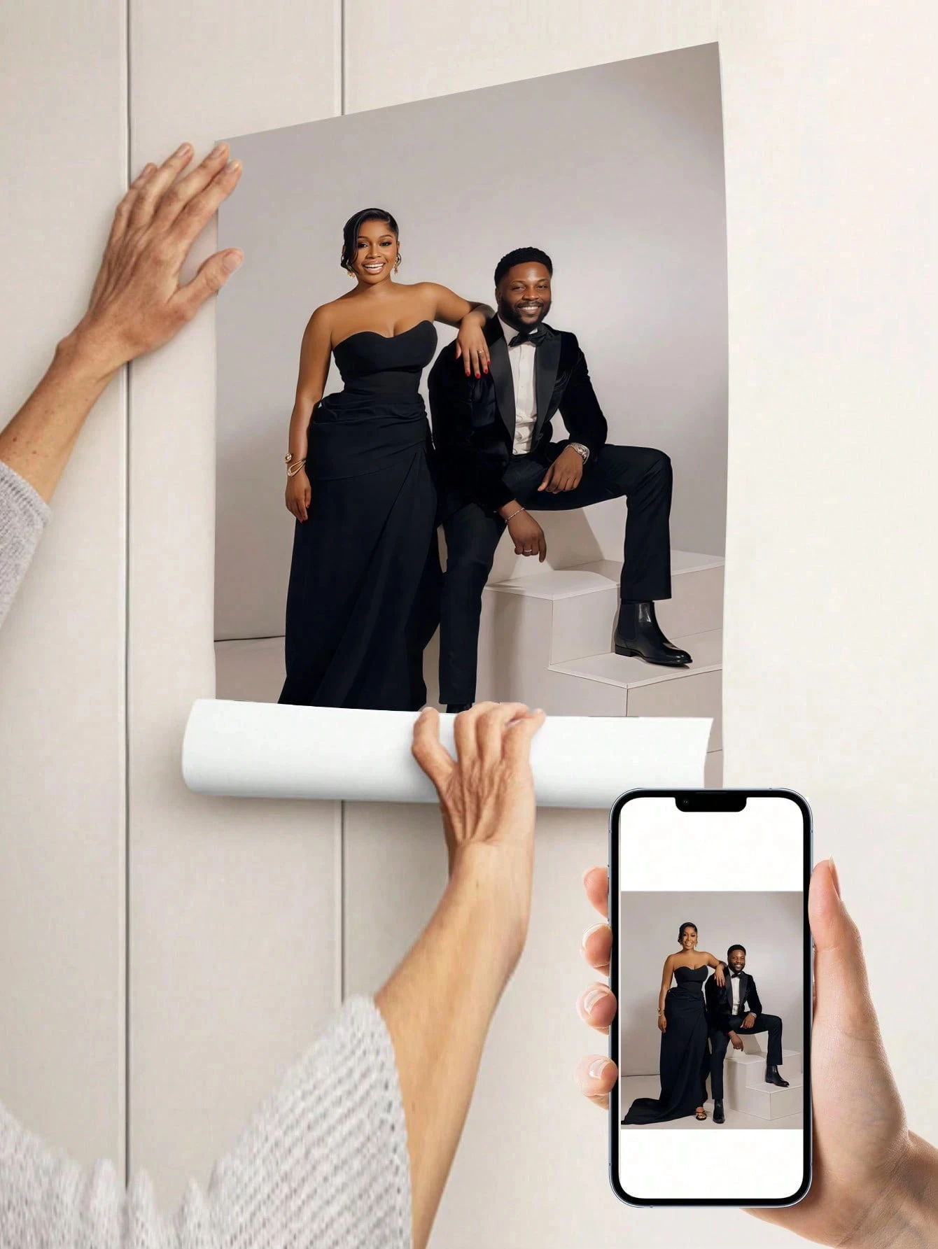 Customized Photo Canvas Print - Have Your Photo Printed On Canvas, Customize Wall Decor For Bedroom, Living Room