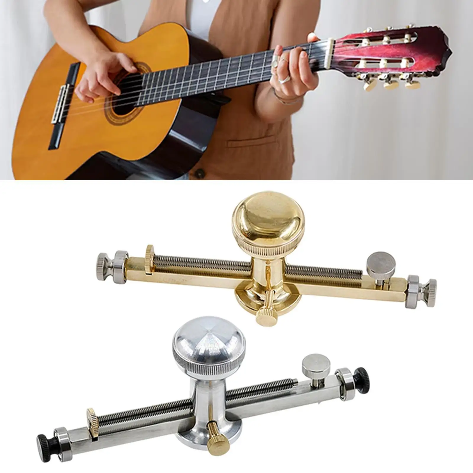 فتاحة ثقب الصوت اليدوية للجيتار، قوية يمكنك صنعها بنفسك، ملحقات أدوات قابلة للتعديل للجيتار الكهربائي الدائري المختلف