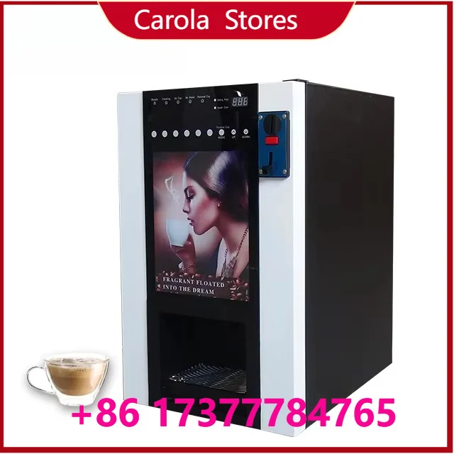 Stable coin operated control system supports fixed-price automatic beverage dispensing.