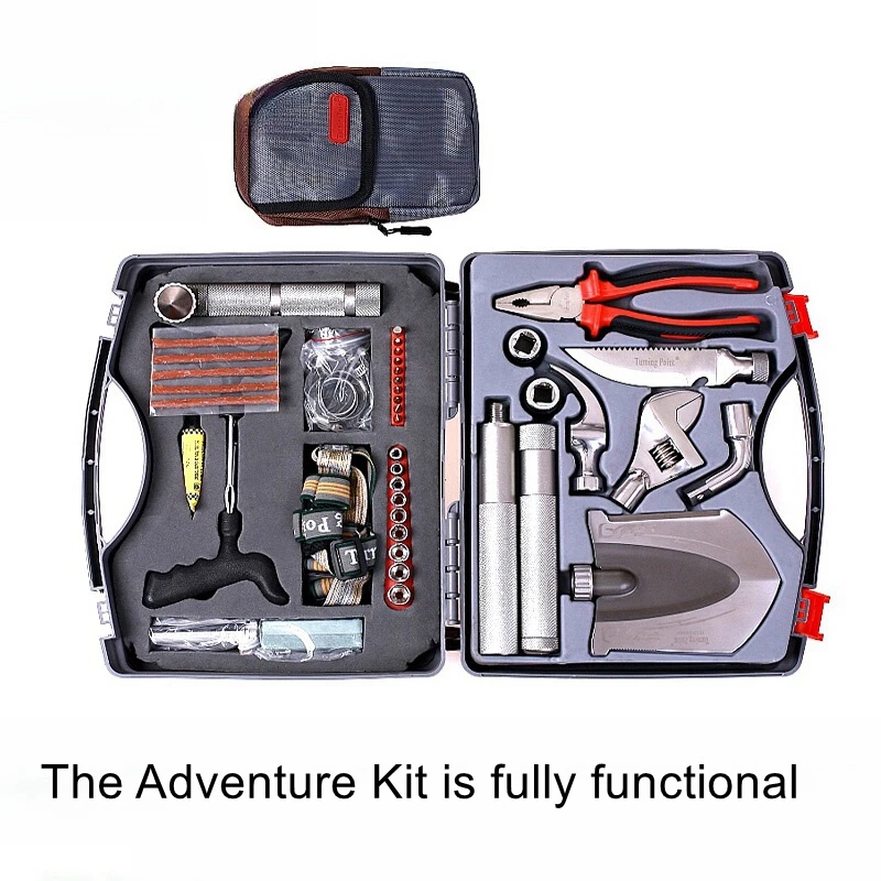 Car Tools Set Car Accessories Car Combination Emergency Multifunctional Defense Adventure Toolbox Worker Shovel