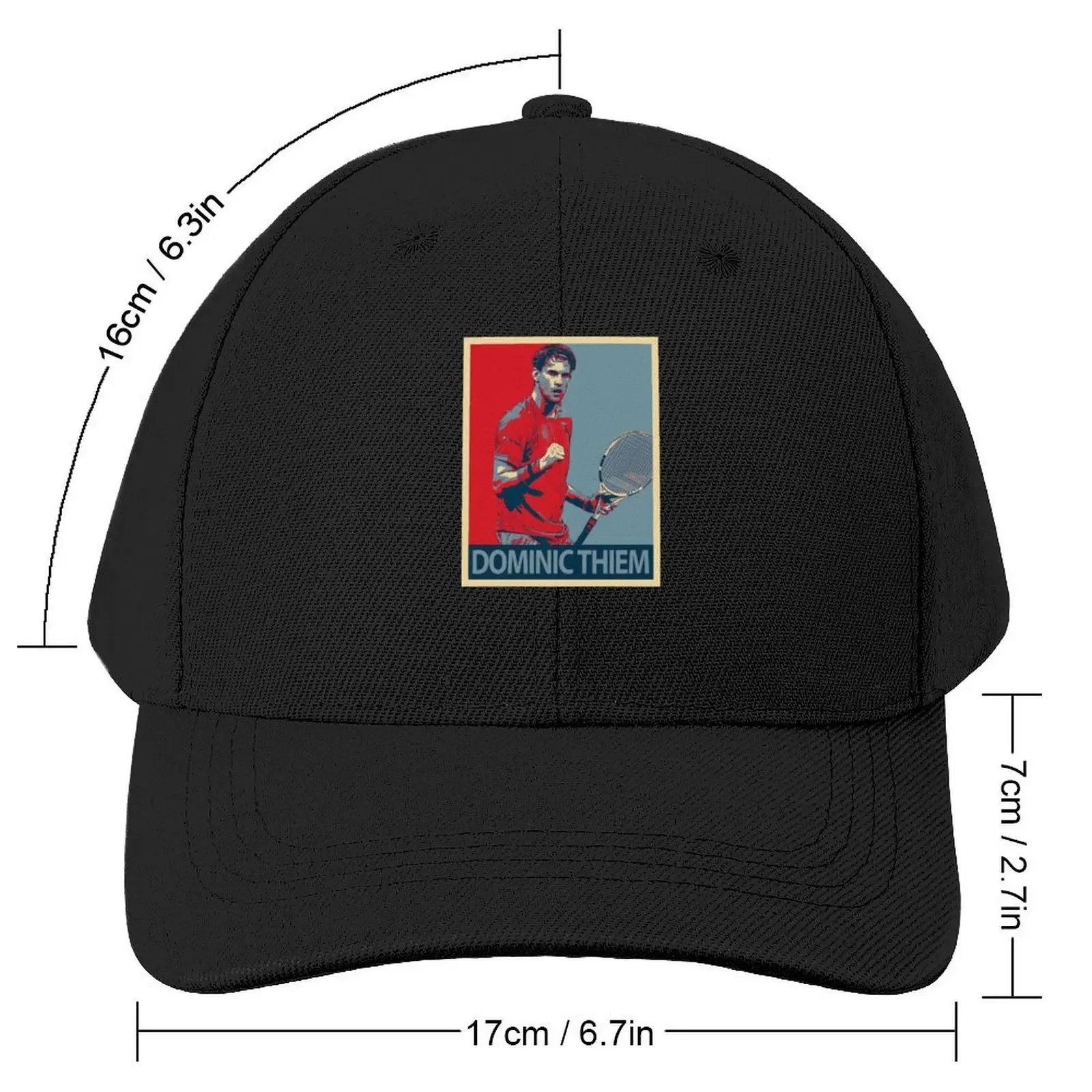 Dominic Thiem Baseball Cap Beach Beach Outing Baseball Men Women's