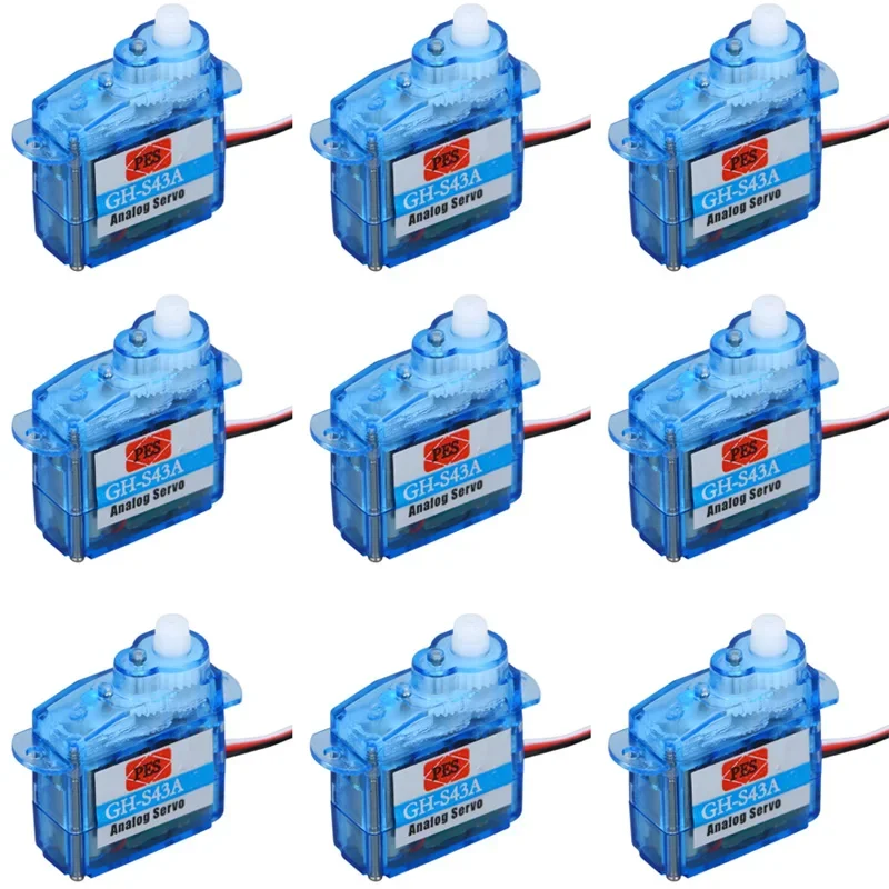 SkyDEl10x GH-S43A 4.3g Mini Micro Servo Steering Gear For RC Airplane Helicopter Car Model