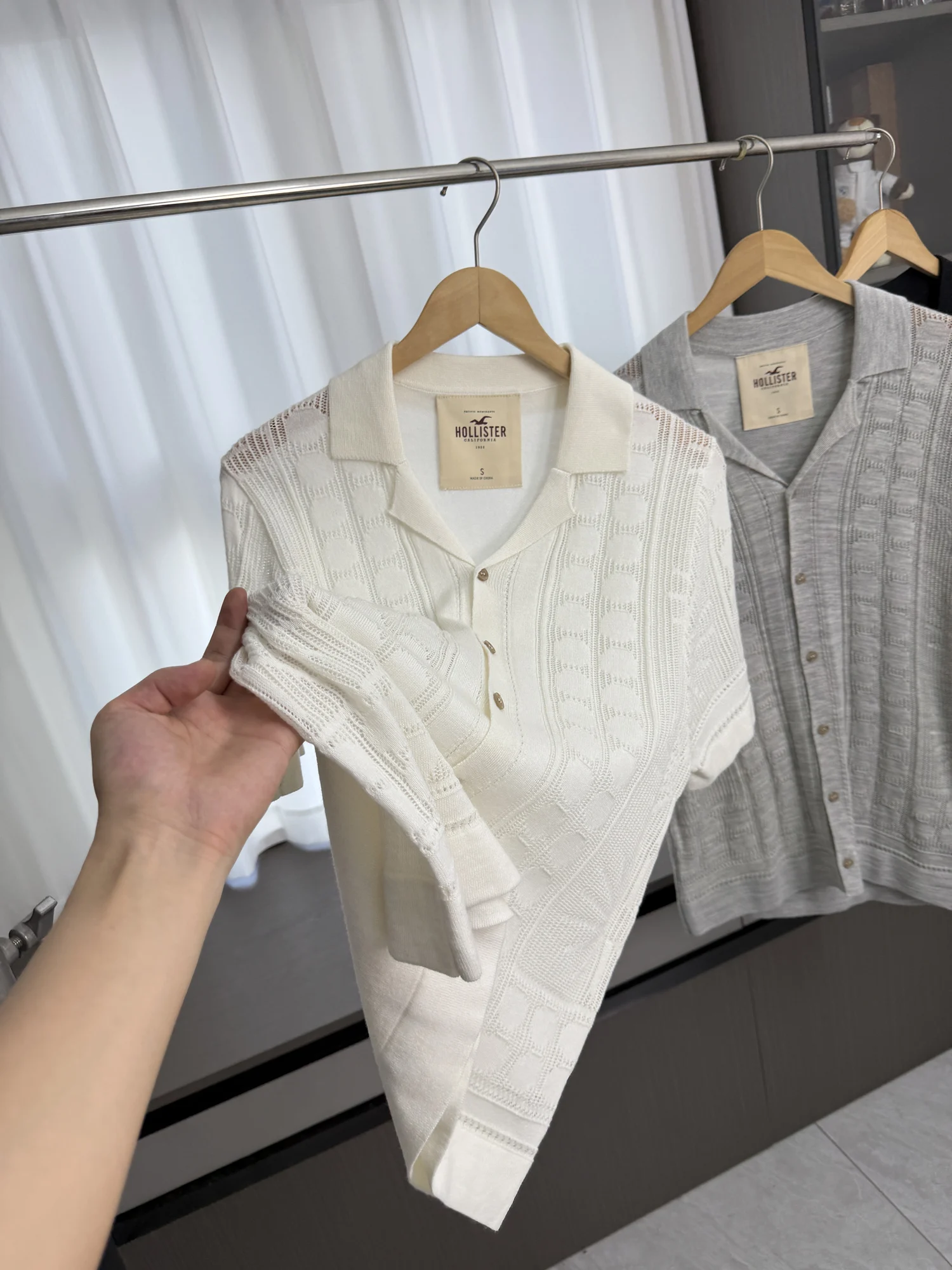 Nordic High-End Lightweight Soft Wool Casual Cuban Collar Knitted Short Sleeve Shirt for Men Breathable Fashion Urban Style