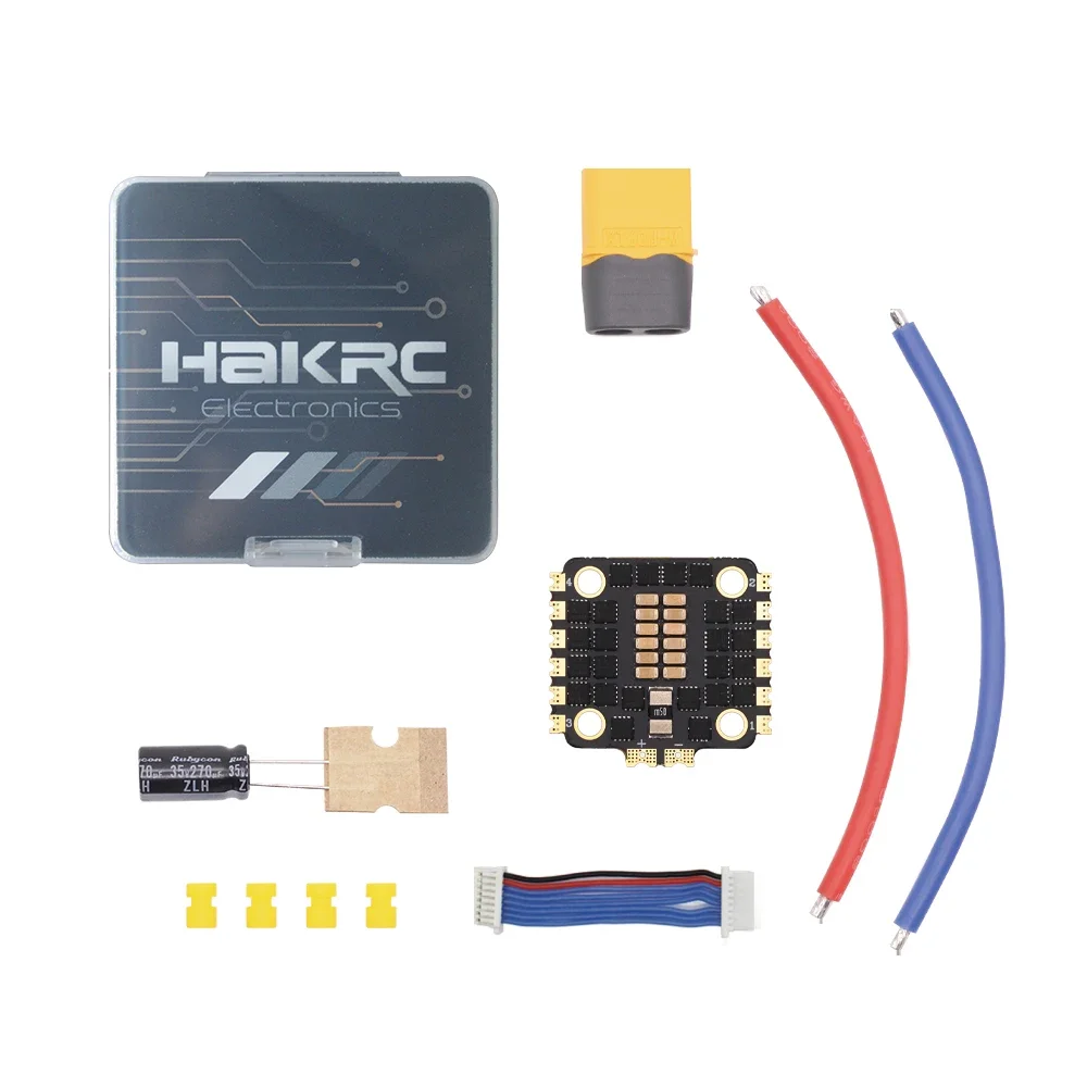 HAKRC 32BIT 40A 60A BLHeli_32 2-6S 4-in-1 ESC DShot FPV Racing Freestyle Drohne Quadcopter Bürstenlose Zubehörteile – Detail 4