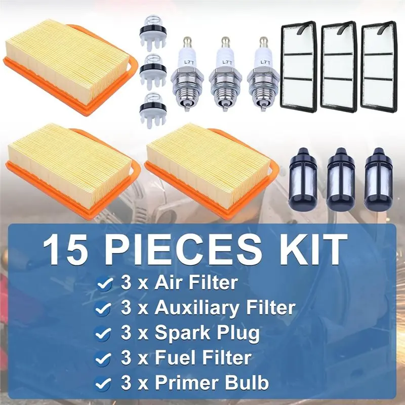 RMWIN-Air Filter Replacement Kit 4238 140 1800 For TS410 TS420 Cut Off Saw Concrete Saws